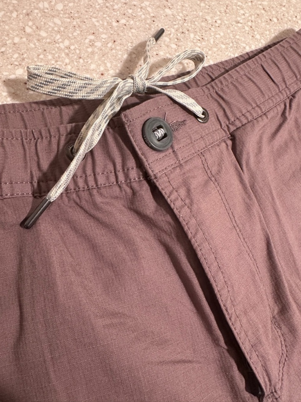 Vuori Women's Ripstop DuraTerra™ Wide Leg Crop Pants Mauve/Dusty Rose Large EUC - Picture 7 of 16